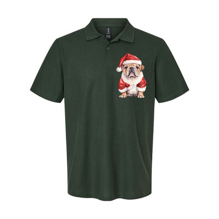 Christmas Pug Dog Cute Holiday Softstyle Adult Sport Polo