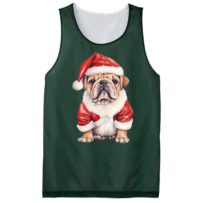 Christmas Pug Dog Cute Holiday Mesh Reversible Basketball Jersey Tank