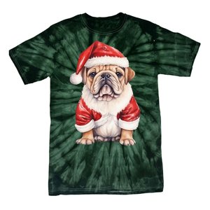 Christmas Pug Dog Cute Holiday Tie-Dye T-Shirt