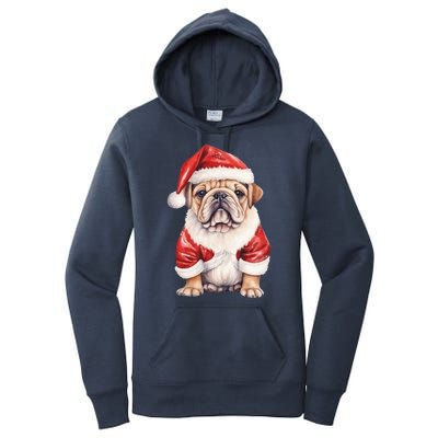 Christmas Pug Dog Cute Holiday Women's Pullover Hoodie