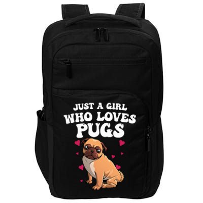 Cute Pug Design Dog Owner Puppy Pug Lover Impact Tech Backpack