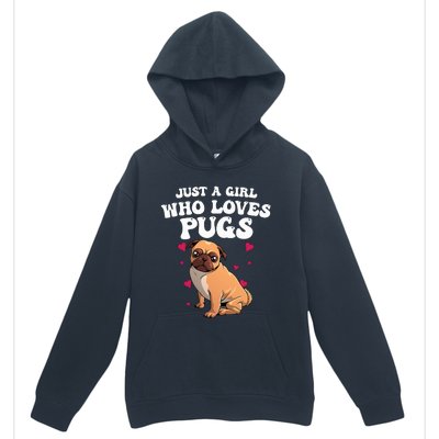 Cute Pug Design Dog Owner Puppy Pug Lover Urban Pullover Hoodie