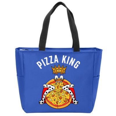 Cute Pizza Design For Italian Dish Pizza Lovers Zip Tote Bag