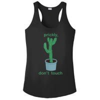 Cactus Prickly Don’T Touch Ladies PosiCharge Competitor Racerback Tank