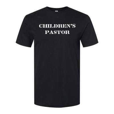 Childrens Pastor Design Christian Pastor Gift Softstyle® CVC T-Shirt