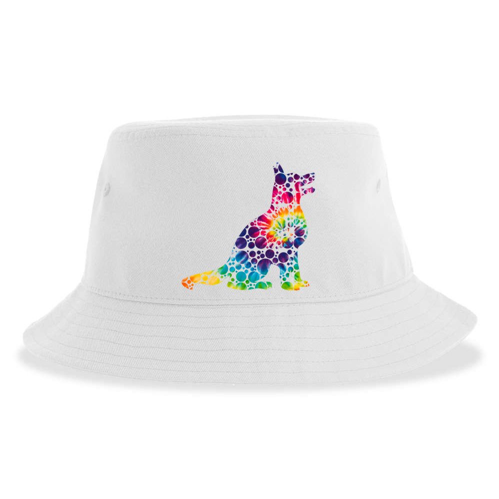 Colorful Polka Dots Dog International Dot Day Sustainable Bucket Hat