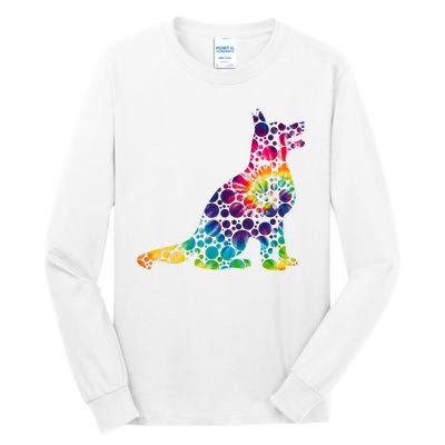 Colorful Polka Dots Dog International Dot Day Tall Long Sleeve T-Shirt