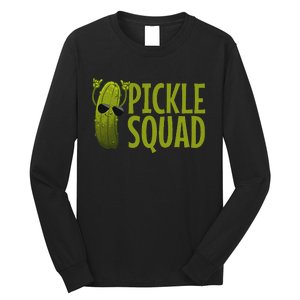 Cute Pickle Design Cucumber Pickle Lover Long Sleeve Shirt