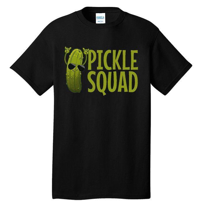 Cute Pickle Design Cucumber Pickle Lover Tall T-Shirt