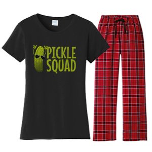 Cute Pickle Design Cucumber Pickle Lover Women's Flannel Pajama Set