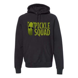 Cute Pickle Design Cucumber Pickle Lover Premium Hoodie