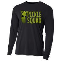 Cute Pickle Design Cucumber Pickle Lover Cooling Performance Long Sleeve Crew