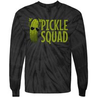 Cute Pickle Design Cucumber Pickle Lover Tie-Dye Long Sleeve Shirt