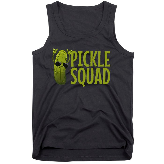 Cute Pickle Design Cucumber Pickle Lover Tank Top