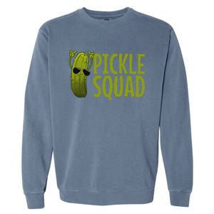 Cute Pickle Design Cucumber Pickle Lover Garment-Dyed Sweatshirt