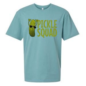 Cute Pickle Design Cucumber Pickle Lover Sueded Cloud Jersey T-Shirt