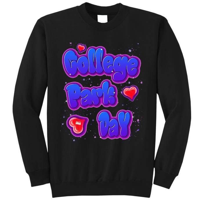 College Park Day Airbrush Sweatshirt