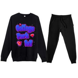 College Park Day Airbrush Premium Crewneck Sweatsuit Set