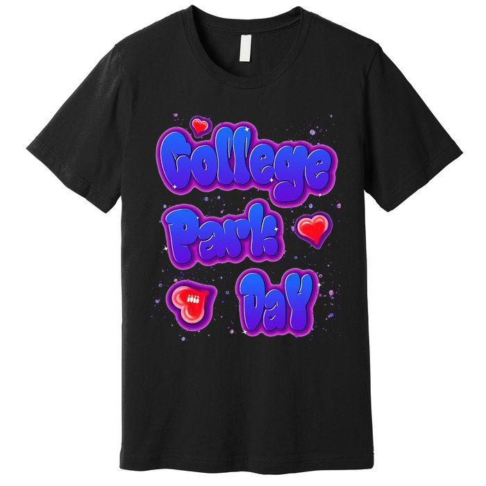 College Park Day Airbrush Premium T-Shirt