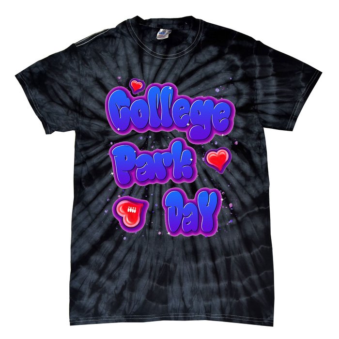 College Park Day Airbrush Tie-Dye T-Shirt