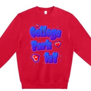 College Park Day Airbrush Premium Crewneck Sweatshirt