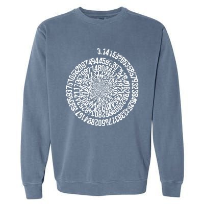 Crazy Pi Day Gift Garment-Dyed Sweatshirt