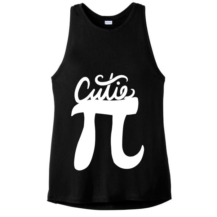 Cutie Pi Day Art Pi Symbol Ladies PosiCharge Tri-Blend Wicking Tank