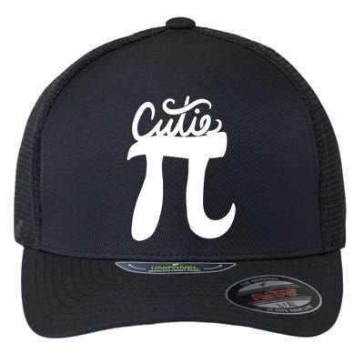 Cutie Pi Day Art Pi Symbol Flexfit Unipanel Trucker Cap