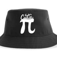 Cutie Pi Day Art Pi Symbol Sustainable Bucket Hat