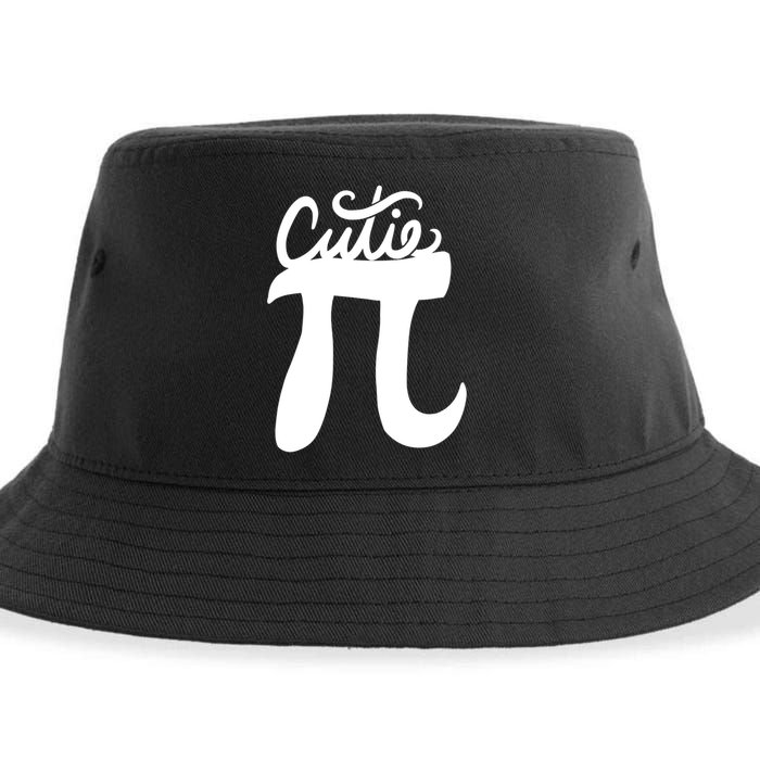 Cutie Pi Day Art Pi Symbol Sustainable Bucket Hat