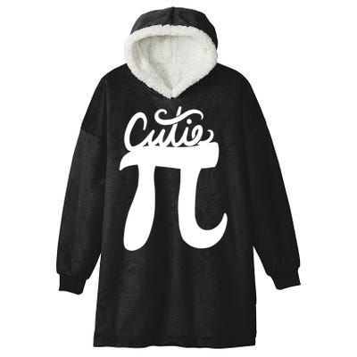 Cutie Pi Day Art Pi Symbol Hooded Wearable Blanket