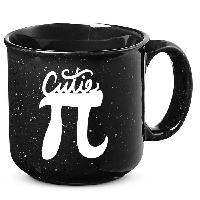 Cutie Pi Day Art Pi Symbol 15oz Campfire Ceramic Mug