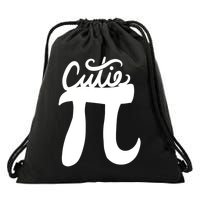 Cutie Pi Day Art Pi Symbol Drawstring Bag