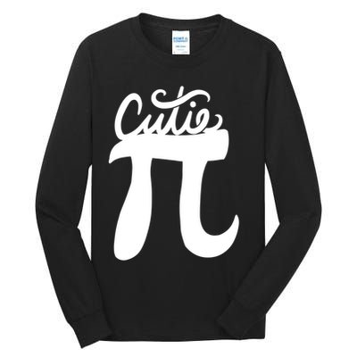 Cutie Pi Day Art Pi Symbol Tall Long Sleeve T-Shirt