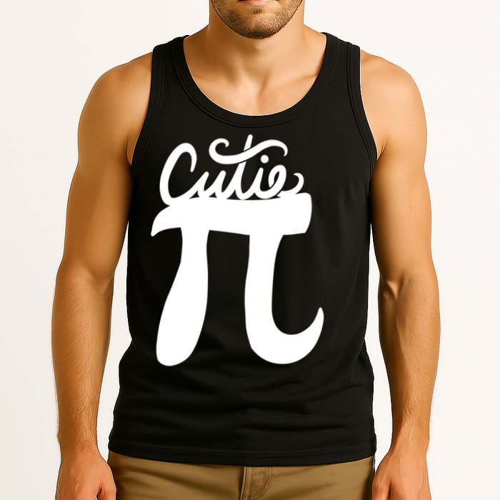 Cutie Pi Day Art Pi Symbol Tank Top