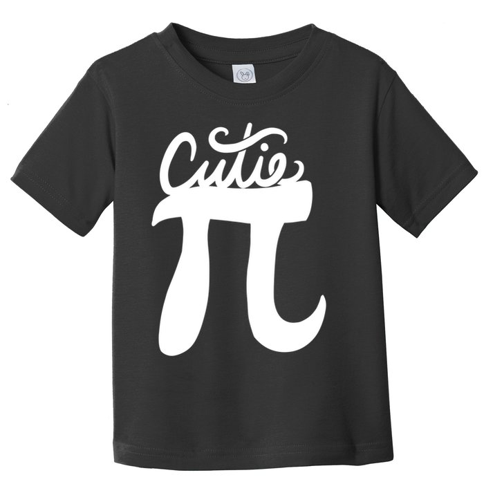 Cutie Pi Day Art Pi Symbol Toddler T-Shirt