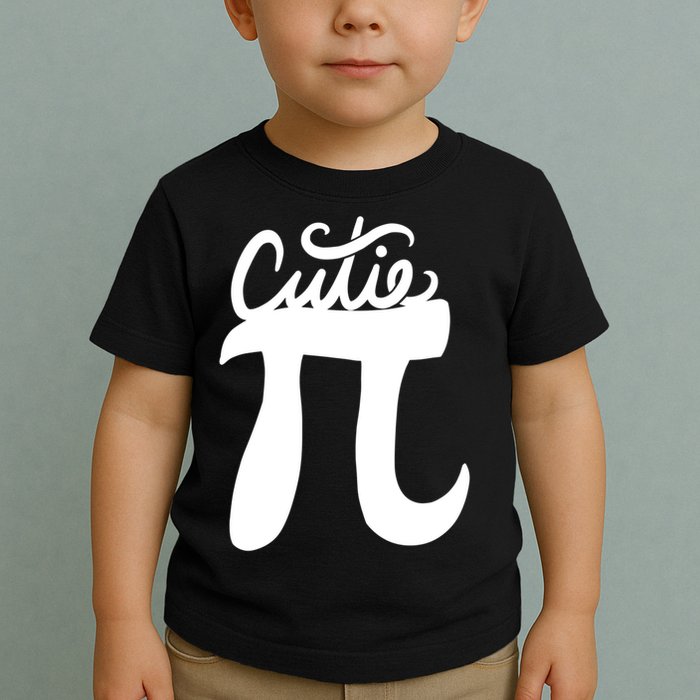 Cutie Pi Day Art Pi Symbol Toddler T-Shirt