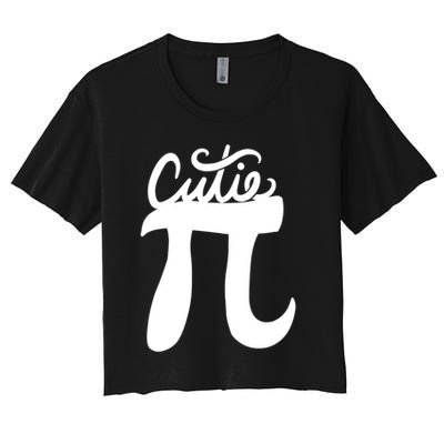 Cutie Pi Day Art Pi Symbol Crop Top