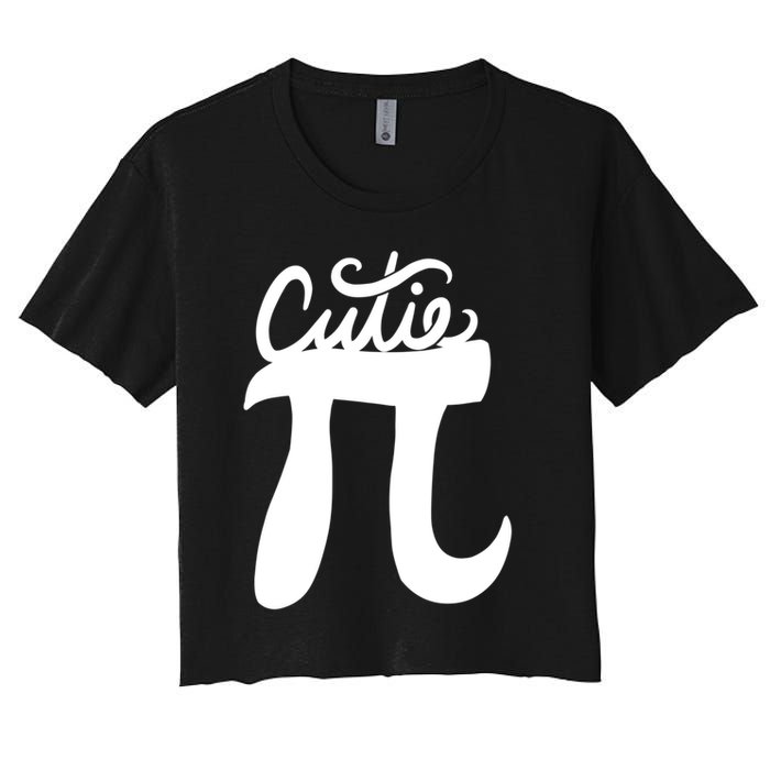 Cutie Pi Day Art Pi Symbol Crop Top