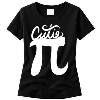Cutie Pi Day Art Pi Symbol Womens T-Shirt