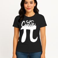 Cutie Pi Day Art Pi Symbol Womens T-Shirt