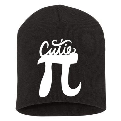 Cutie Pi Day Art Pi Symbol Short Acrylic Beanie
