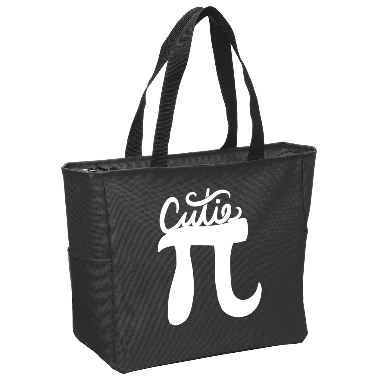 Cutie Pi Day Art Pi Symbol Zip Tote Bag