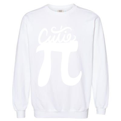 Cutie Pi Day Art Pi Symbol Garment-Dyed Sweatshirt