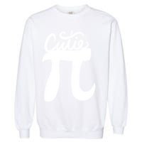 Cutie Pi Day Art Pi Symbol Garment-Dyed Sweatshirt