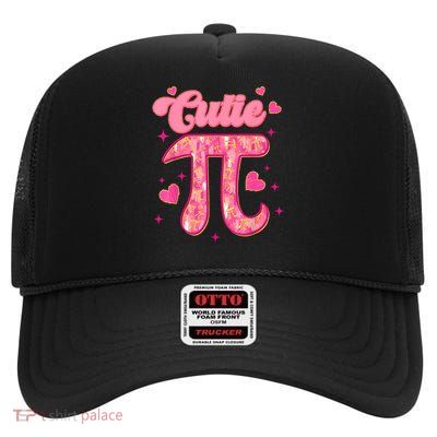 Cutie Pi Day Math Teacher Student Pi day High Crown Mesh Back Trucker Hat