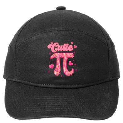 Cutie Pi Day Math Teacher Student Pi day 7-Panel Snapback Hat