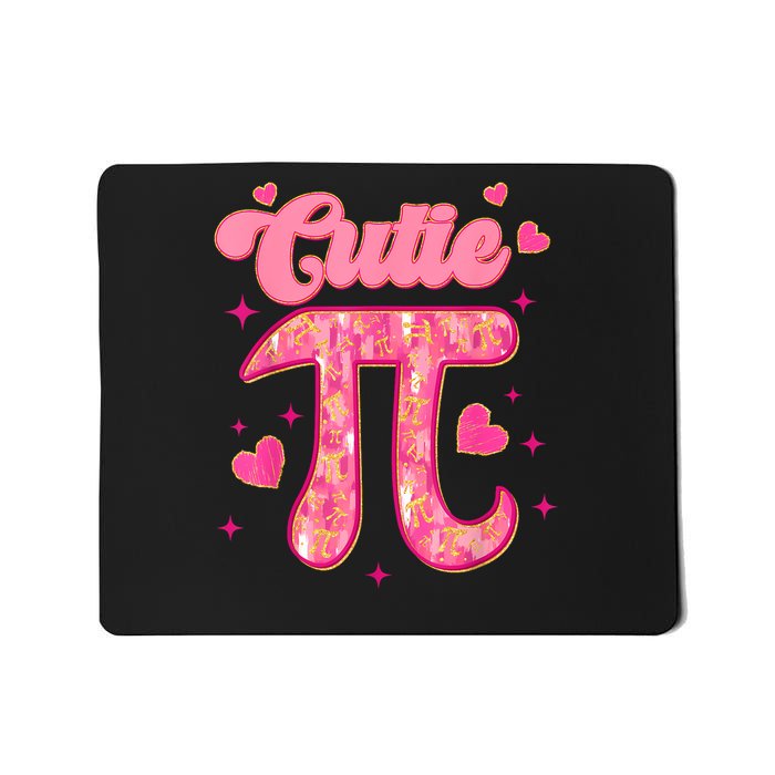 Cutie Pi Day Math Teacher Student Pi day Mousepad