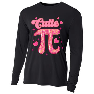 Cutie Pi Day Math Teacher Student Pi day Cooling Performance Long Sleeve Crew