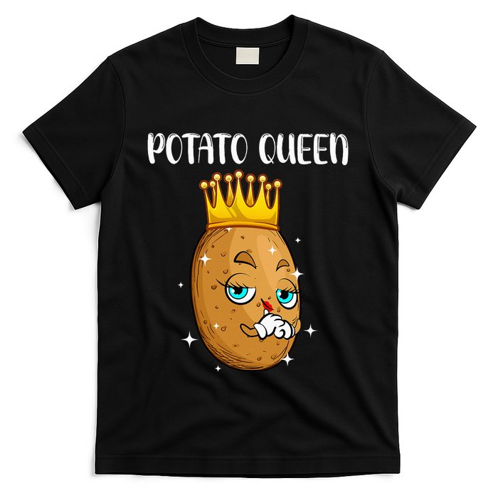 Cute Potato Design Vegetable Potato Lovers T-Shirt